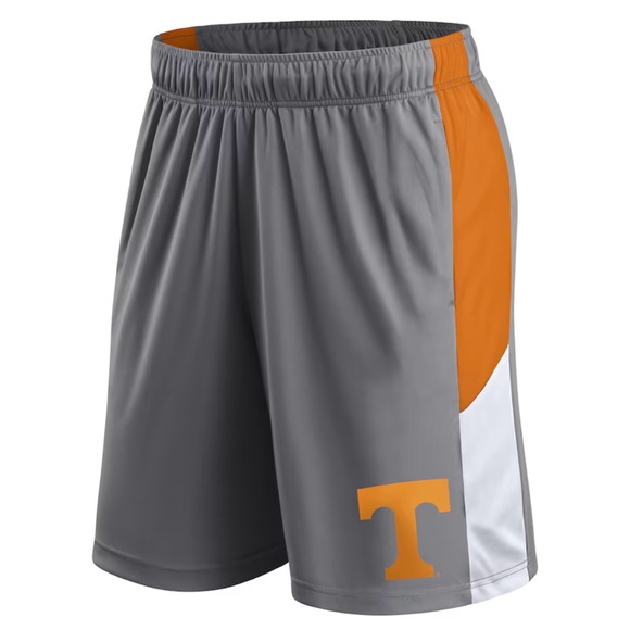 Men's Fanatics Gray Tennessee Vols Logo Shorts - Large - Picture 2 of 4